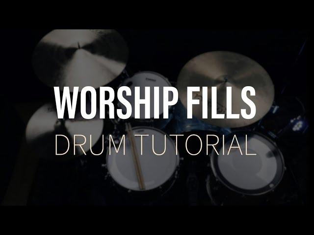 Excellent Drum Fills For Worship Songs // Drum Lesson