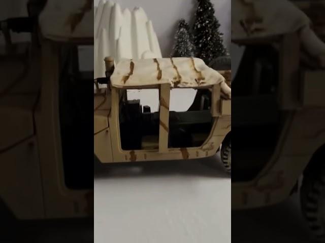 Sand Tiger Humvee #camo #military #army #history #scalemodel #militaryvehicle