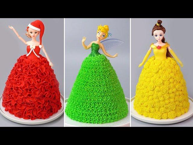 DISNEY PRINCESS   Awesome Birthday Cake Ideas  Tsunami Cake | Satisfying Cake #9