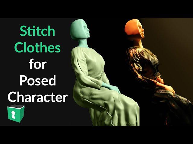 Blender Secrets - Posed Cloth Simulation for Sculpting