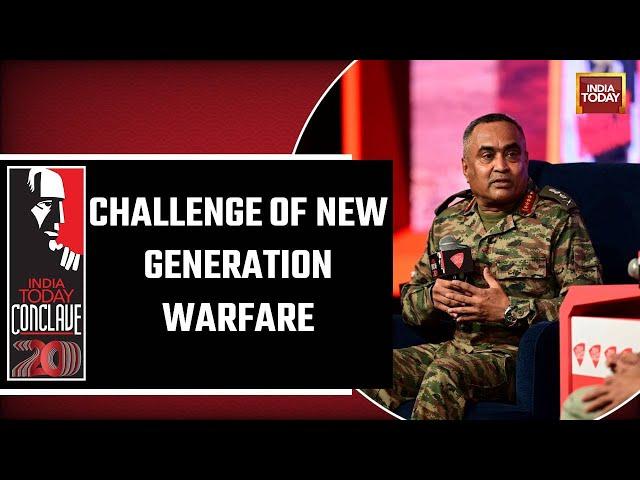 General Manoj Pande Interview | Army Chief On New Generation Warfare | India Today Conclave 2023
