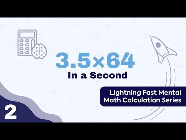 Mental Math Multiplication Tricks #2 : Doubling & Halving Method