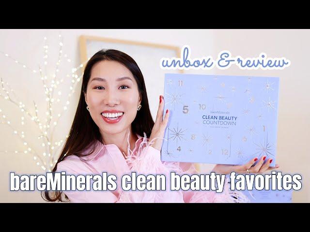 bareMinerals clean beauty favorites | holiday gift sets unboxing | Chris Han