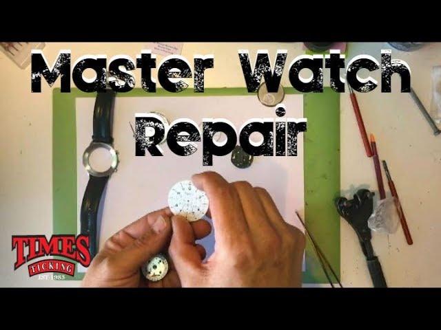 Master Watchmaker Repairs Wristwatch - Time Lapse