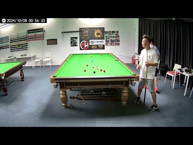 66 Break by Calvin Lim vs Eddy. JH Studio Kepong.  7th Oct 2024. O'min Union Cue. Legend LT3