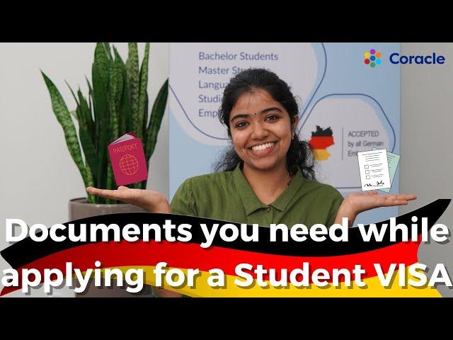 Documents you need while applying for a German Student Visa from India!