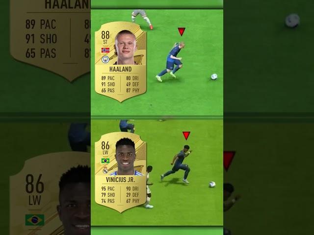 HAALAND vs VINICIUS JR! Who is FASTER in FIFA 23?