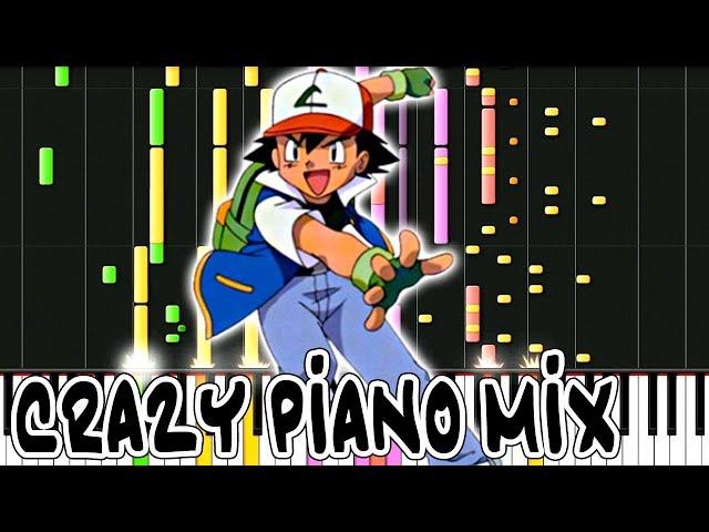 Crazy Piano Mix! POKÉMON Anime Main Theme [America OP 1]