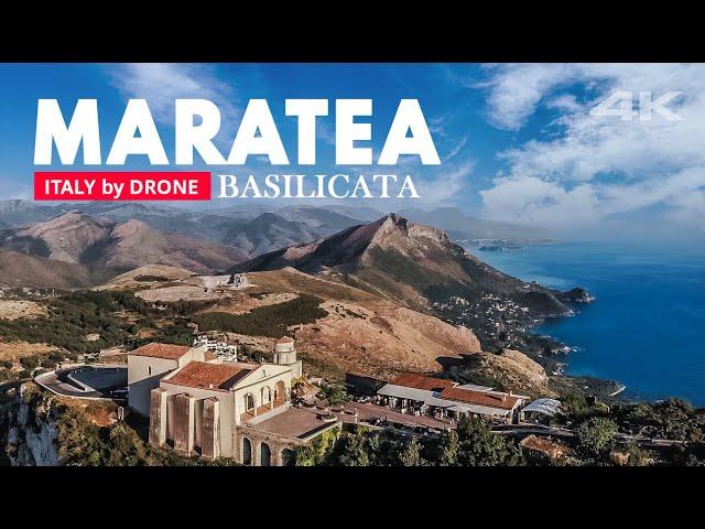 MARATEA, Monte San Biagio, Basilicata, Italy, Christ the Redeemer | 4K drone footage