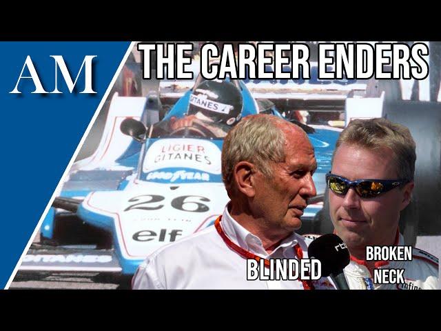 THE BLINDED AND THE BROKEN NECKS! Four Formula One Career Ending Accidents