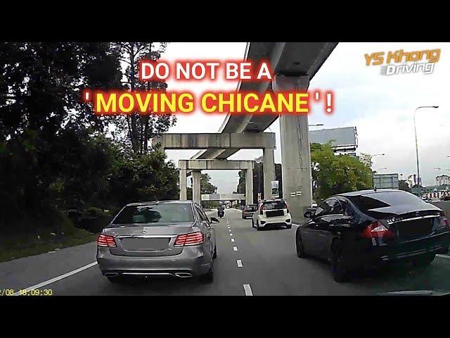 Do Not Be A Moving Chicane! | DashCam Lessons Ep3 - YS Khong Driving