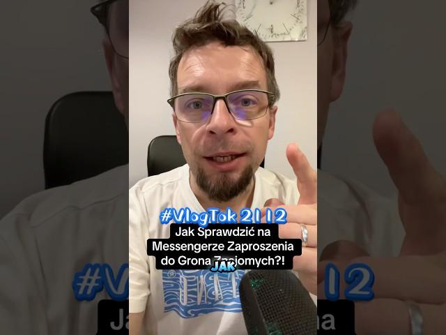 Jak Sprawdzić na Messengerze Zaproszenia do Grona Znajomych?!#Messenger #PanieWojciu #Tutorial #Meta