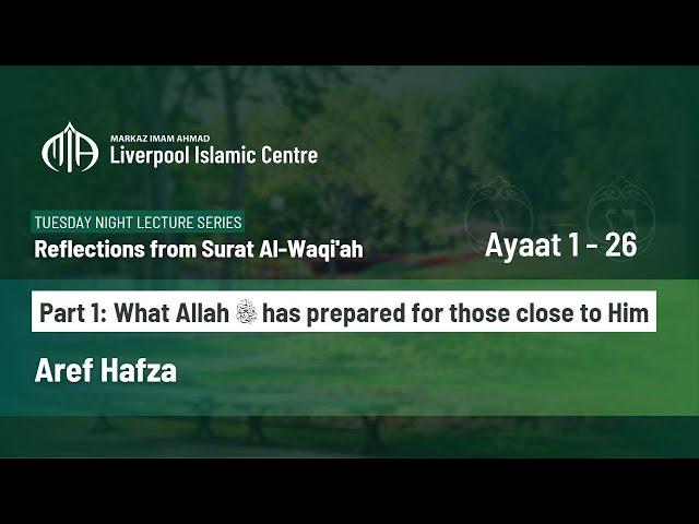 Part 1: What Allah (SWT) has prepared for those close to Him | Reflections from Surat Al-Waqi'ah