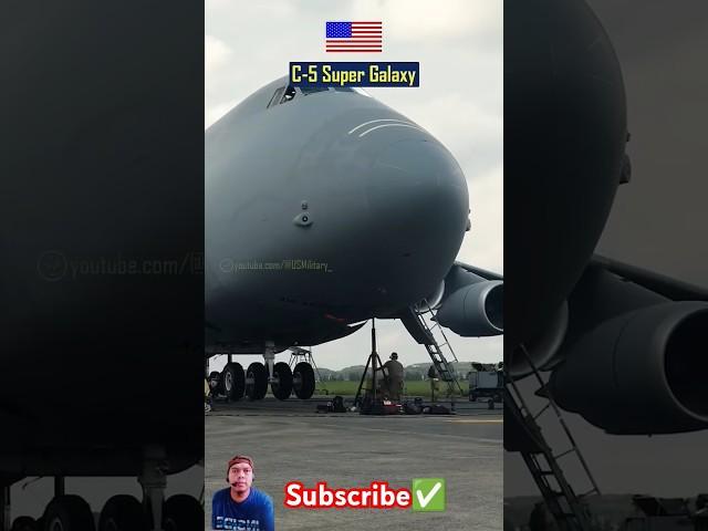 Up close with the C-5 Super Galaxy—this beast is massive, tough #military #airforce #navy #pilot