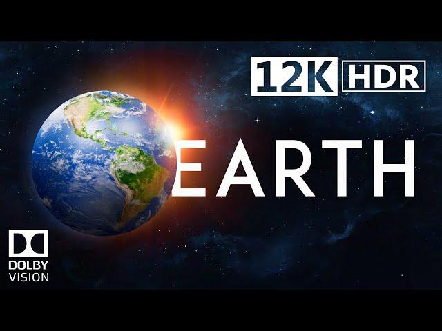 EARTH in 12K HDR 120FPS - Tour The Planet Earth - Best Places and Animals Relaxing Music 8K TV