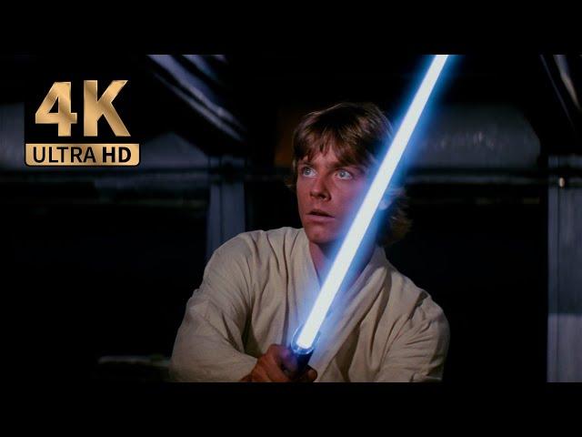 Luke's Lightsaber Training - Star Wars: A New Hope [4K UltraHD]