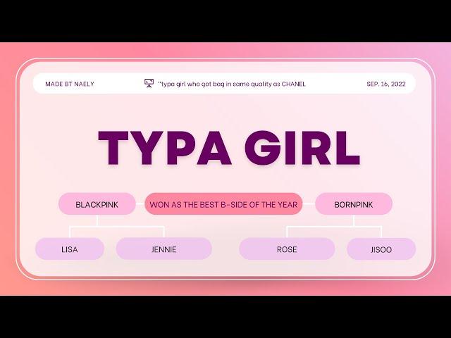 BLACKPINK – Typa Girl  -- lyrics