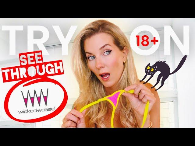  SEE THROUGH Lingerie & Swim TRY-ON HAUL    Let's Put On TINY SHEER THINGS! w/ Kat Wonders