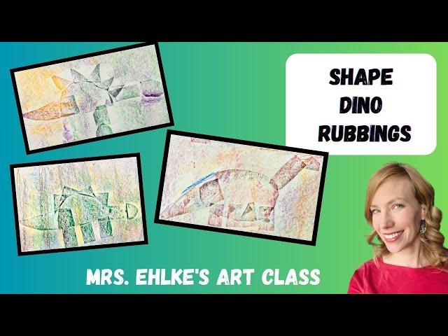 SHAPE Dino Rubbings