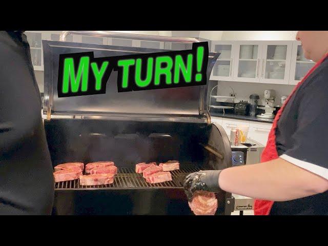 Weber SmokeFire Pellet Grill Grilling Steaks | Will it Sear? My First cook