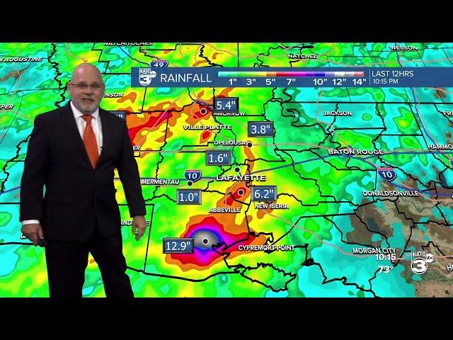 KATC Weather Forecast 10pm 10-31-24