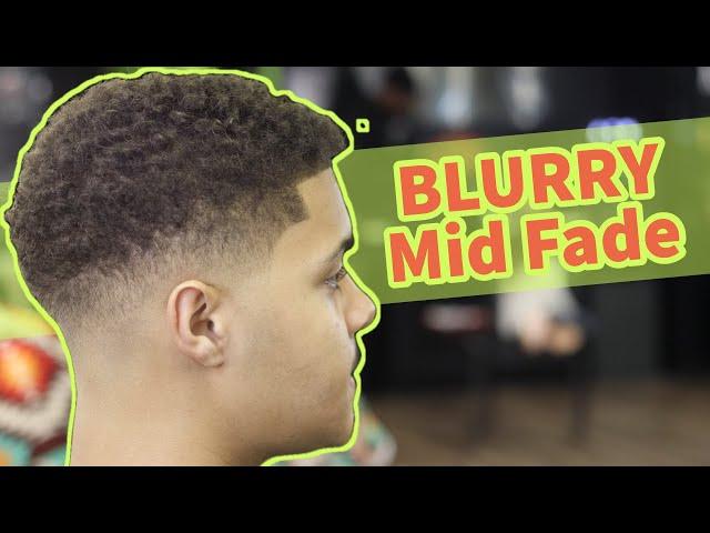 Blurry Mid Fade Tutorial | Fading Down Technique | Barber How To