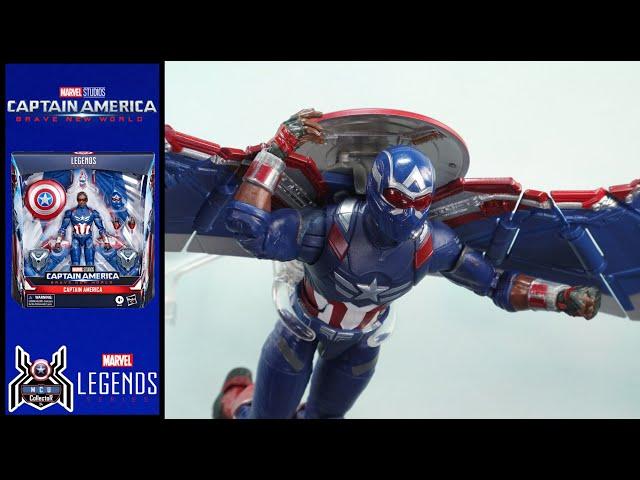 Marvel Legends CAPTAIN AMERICA SAM WILSON Brave New World Deluxe MCU Movie Figure Review