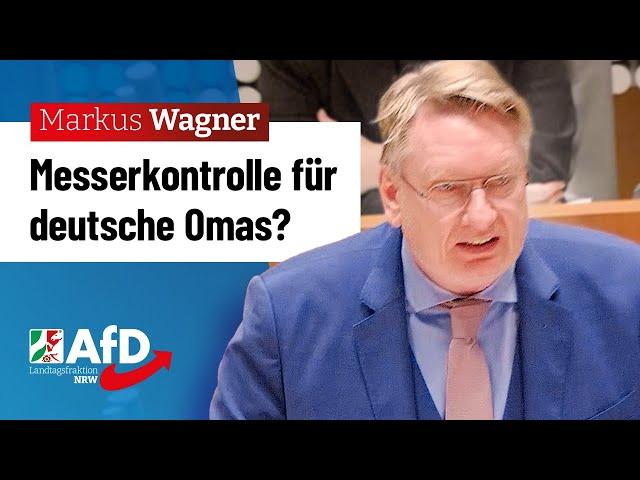 Messerkontrolle für deutsche Omas? - Markus Wagner (AfD)