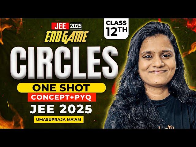 Circles Class 12 in Telugu One Shot | Concepts & PYQs | EAPCET JEE 2025