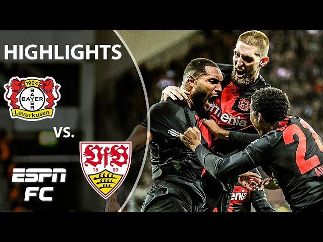 89th MINUTE GOAL  Bayer Leverkusen vs. Stuttgart | German Cup Highlights | ESPN FC