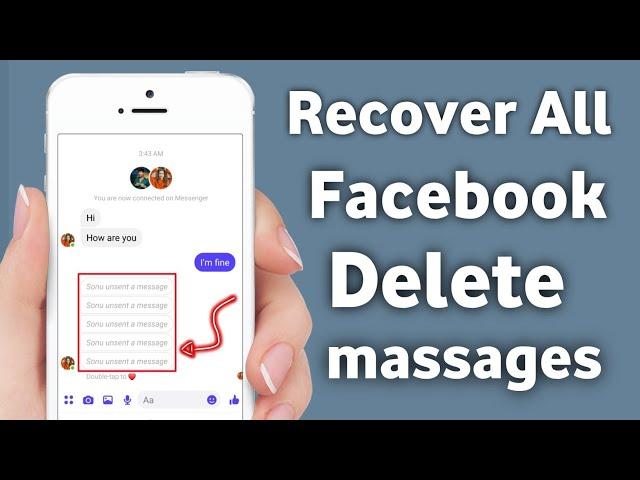 Recover Deleted Facebook Messages||How to recover Facebook message||Aryan Rocks Tech