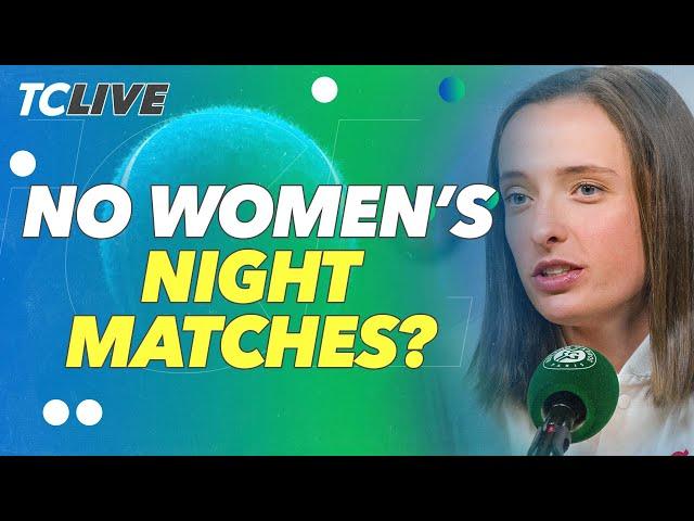 Women's Night Match Debate Reignites at Roland Garros | TC Live