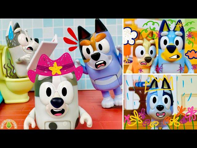 BLUEY Faceytalk - Learn How To Share | Lessons For Kids | Pretend Play with Bluey Toys