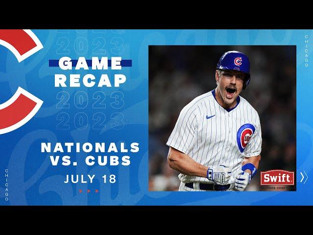 Game Highlights: Cubs Score 17 Unanswered Runs in Win vs. Nationals | 7/18/23