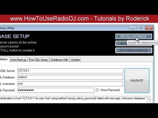 How To Install RadioDJ (English)