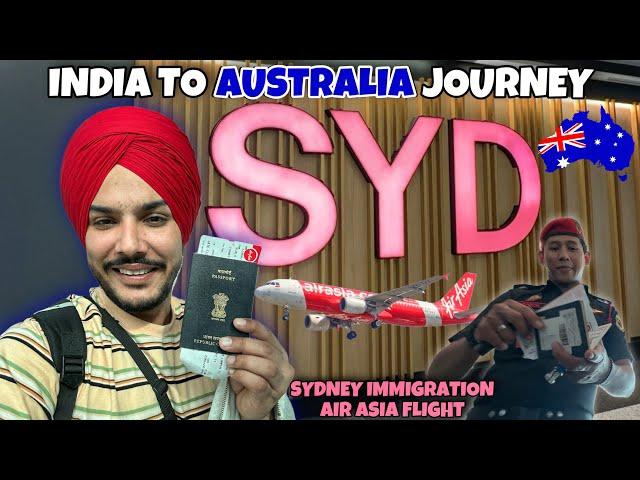 INDIA TO AUSTRALIA JOURNEY  Student Visa ? | Sydney IMMIGRATION Experience