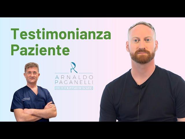 Testimonianza Andrea per Arnaldo Paganelli Chirurgo Plastico Ottobre 2023