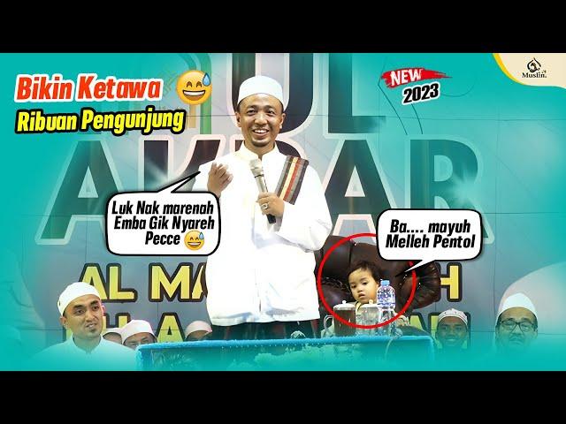 Subhanallah !! Muncul tiba tiba Balita ini menemani KH. Musleh Diatas panggung