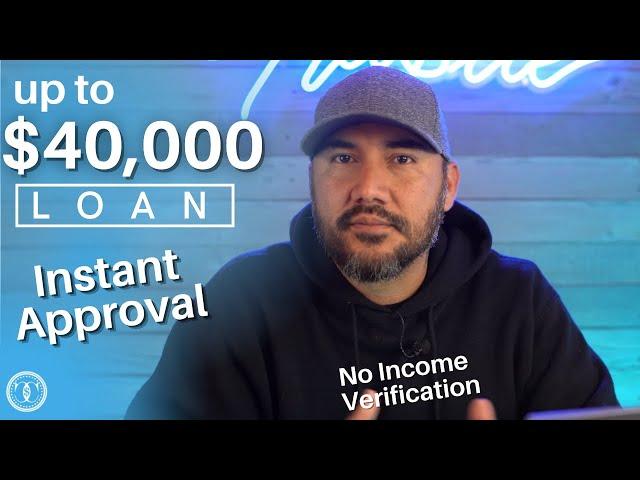 $40,000. Loan With Bad Credit - no income verification - Soft Credit Pull