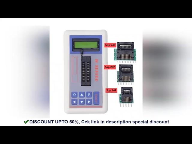 TSH?06F Integrated Circuit Tester IC Transistor Meter with 5V 3.3V AUTO Modes for Microele