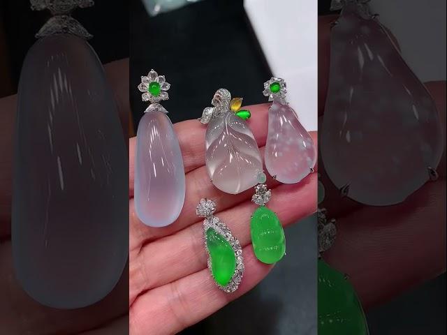 藏品级翡翠，你值得拥有！利利翡翠wechat/Line:lilifcsh  #翡翠#翡翠直播 #crystals #玉石 #gemstone#美国#新加坡#香港