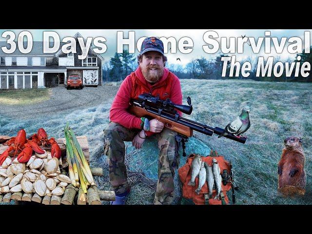 30 Day Survival Challenge At Home The MOVIE - Catch and Cook Challenge