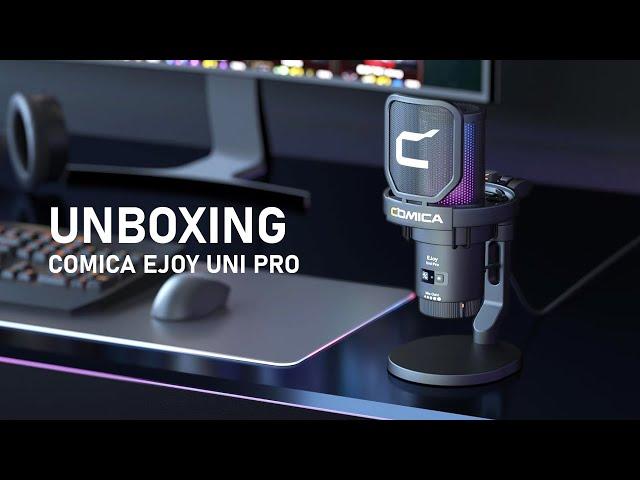 Unboxing Comica EJoy Uni Pro & Vimo C3 | Wireless RGB Gaming Mic & Lavalier Mic System Review