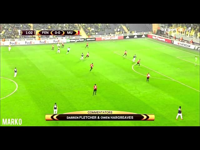 Moussa Sow Amazing Bicycle Goal  Fenerbahce vs Manchester United