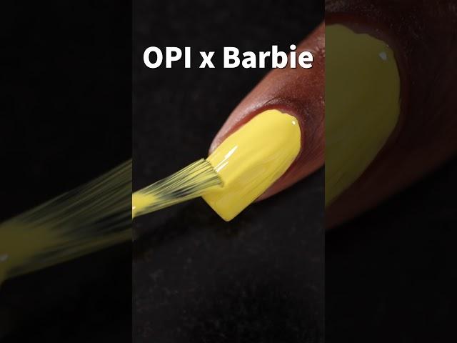 OPI x Barbie Quick Swatch #nailpolish #barbiemovie #opiobsessed