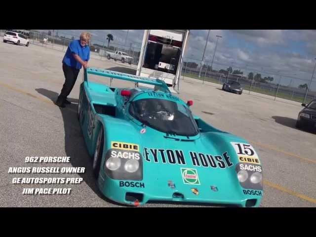 962 Porsche Classic 24 hour Onboard Daytona International Speedway