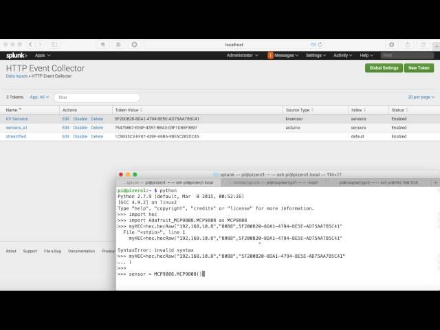 HTTP Event Collector Demo