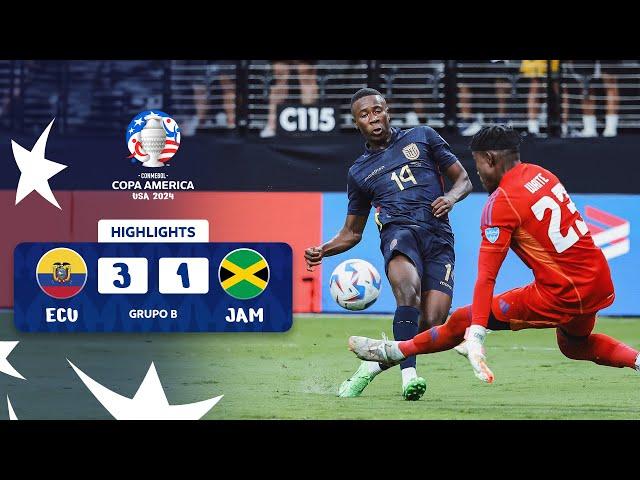 ECUADOR 3-1 JAMAICA | HIGHLIGHTS | CONMEBOL COPA AMÉRICA USA 2024™