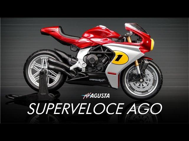 MV Agusta Superveloce Ago [Welly 1/12 Scale] Diecast Unboxing & Review