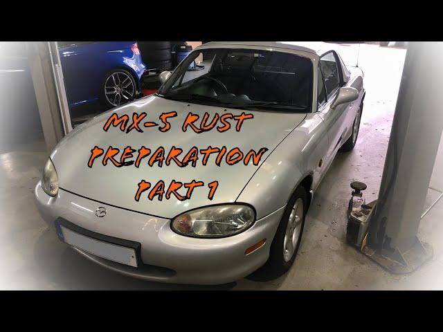 MX5 NB rust removal part 1